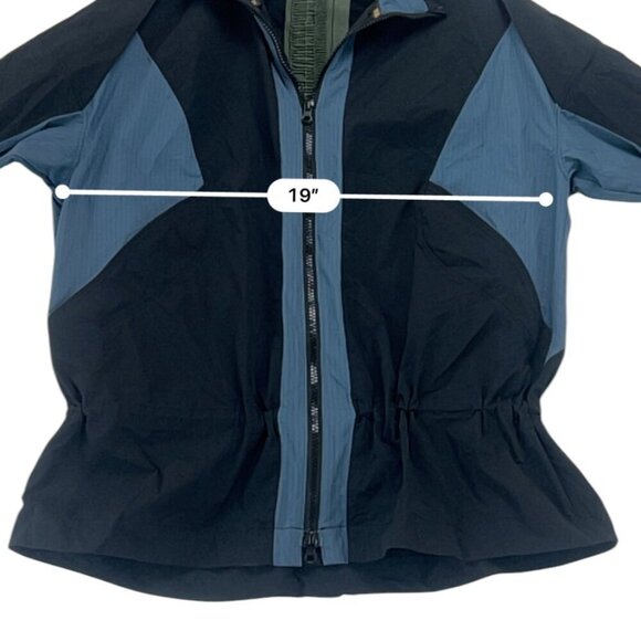 Ariat Rebar Black/Blue/Green Zip Up Windbreaker Vented Size M - Picture 12 of 15